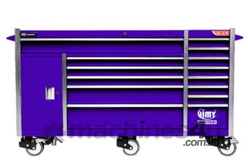 konect series 14 drawer 72 roller cabinet (Purple)
