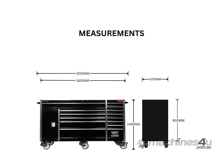 konect series 14 drawer 72” roller cabinet (Purple)