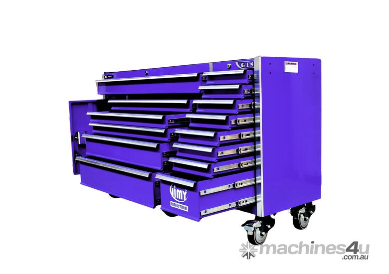 konect series 14 drawer 72” roller cabinet (Purple)