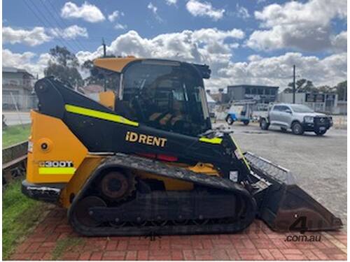 caption JCB300T Tracked Skid Steer Loader