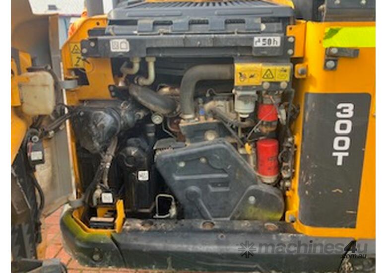 caption JCB300T Tracked Skid Steer Loader