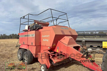 (9183) Massey 187 Square Baler (Miepoll, VIC)