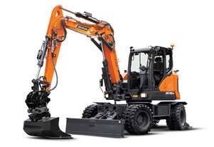 Develon DX100W Wheeled Excavator