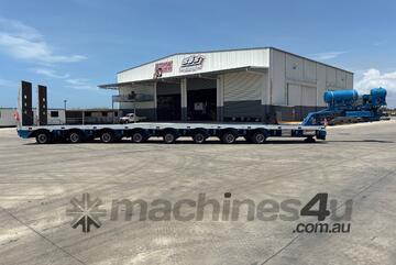 2012 Drake Oct Mod Steer O.D 8 Row Of 8 Platform Trailer