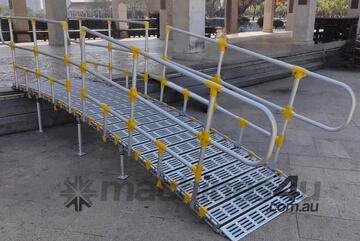 4M 350kg Rolling Ramp with Handrails