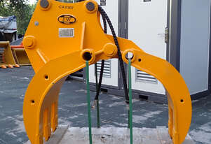 New 5-10 ton (50mm Pin) Excavator Hydraulic Grapple Grab