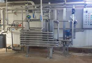 Complete Milk Dairy Pasteuriser System - 3000L per hour