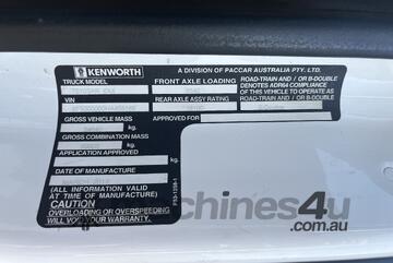 2017 Kenworth T610SAR Prime Mover Day Cab