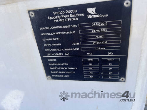 2014 Hino FM 500 2630 EWP