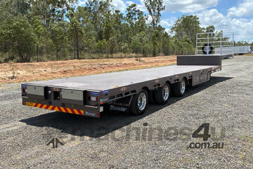 2024 Vawdrey VBS30D Tri Axle Drop Deck Extendable Trailer