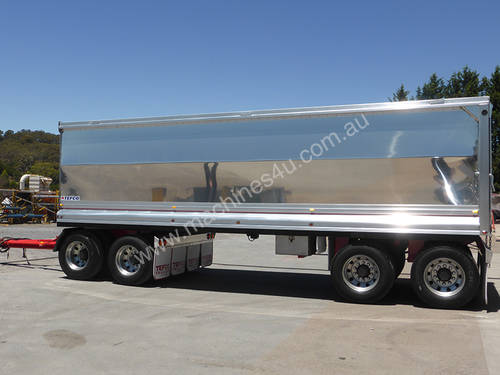 2007 TEFCO 4 AXLE CHASSIS TIP DOG TRAILER 