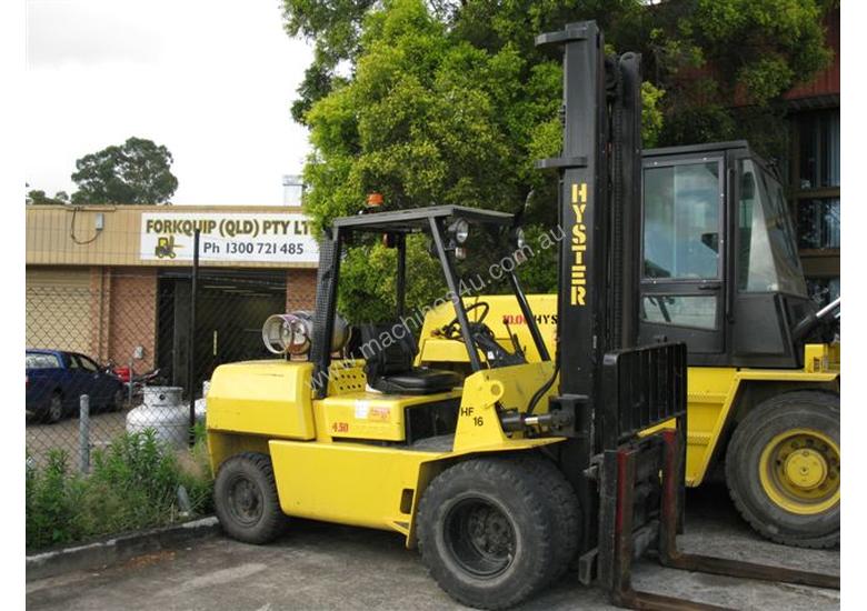 caption Hyster H4.50XL 4.5 Ton, L.P.G 2 Stage 3750mm Mast