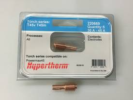 NEW Hypertherm 45A ELECTRODES  #220669 - picture0' - Click to enlarge