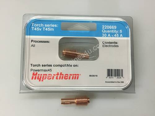 NEW Hypertherm 45A ELECTRODES  #220669