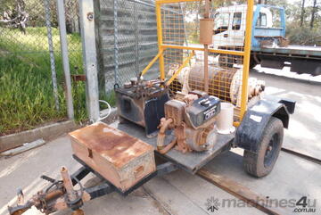 10Kn winch trailer , diesel powered