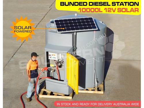 10,000L Self Bunded Diesel Station 12v solar panel TFBUND
