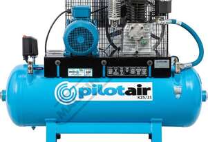 K25/21 Classic Industrial Series 3 Phase Reciprocating - Pilot Air Compressor 150 Litre / 5.5hp (415