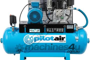 Classic Industrial Series 3 Phase Reciprocating - Pilot Air Compressor K25/21 150 Litre / 5.5hp (415