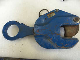 Plate Lifting Clamp  5.0 Ton Grab Nobles Rigmate Vertical Plate lifter 0 - 50mm - picture2' - Click to enlarge