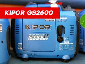 2.6kVA Kipor Portable Camping Generator - GS2600 - picture0' - Click to enlarge