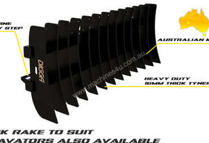Digga, Stick Rake for Excavators, Tractors, Skid S Digga, Stick Rake for Excavators, Tractors, Skid S