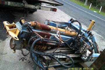 hydrailc 3 stage post driver , hydraulic hammer , 3PL