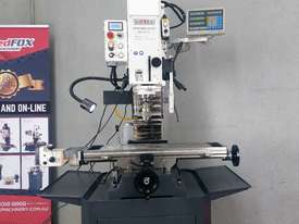 PRE-ORDER BF50TC Milling Machine METEX 2.5kw DRO Z & X Powerfeed Pneumatic Tool Changer  - picture0' - Click to enlarge