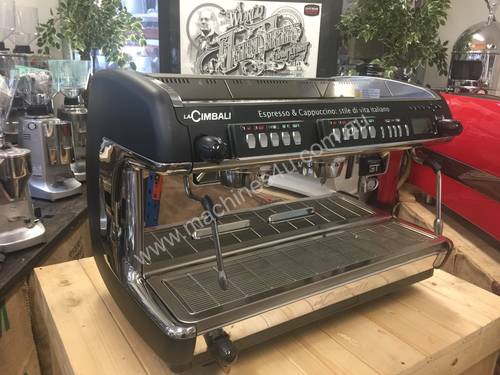 LA CIMBALI M39 DOSATRON GT BLACK 2 GROUP ESPRESSO COFFEE MACHINE CAFE