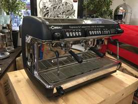 LA CIMBALI M39 DOSATRON GT BLACK 2 GROUP ESPRESSO COFFEE MACHINE CAFE - picture0' - Click to enlarge