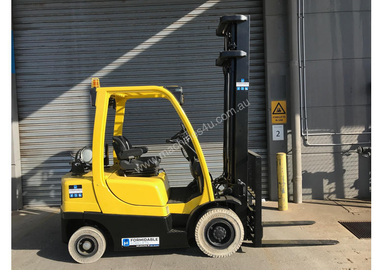 caption Hyster H2.5FT LPG / Petrol Counterbalance Forklift