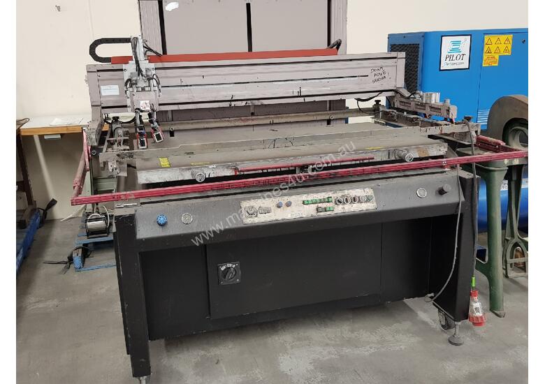Used atma FLATBED SCREEN PRINTER ATMA AT120P SOLD JW AGENCIES SOLD