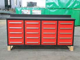 2.1m Work Bench/Tool Cabinet c/w 20 Drawers - picture0' - Click to enlarge