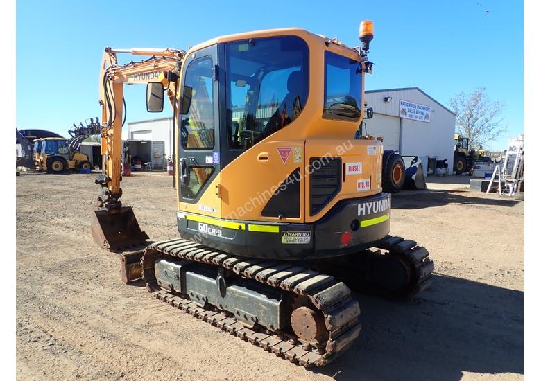 caption Hyundai Robex 60 CR-9 Excavator
