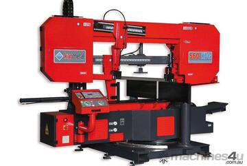 ACRA MACHINERY -Karmetal KDG Twin Column Semi-Automatic Double Mitre Bandsaw