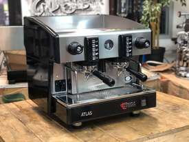 WEGA ATLAS COMPACT EVD  2 GROUP BLACK ESPRESSO COFFEE MACHINE - picture0' - Click to enlarge