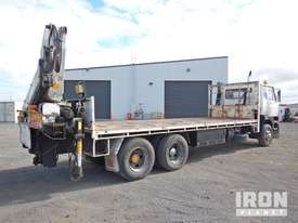 1990 Nissan UD CW4 6x4 Table Top Truck w/Crane - picture2' - Click to enlarge