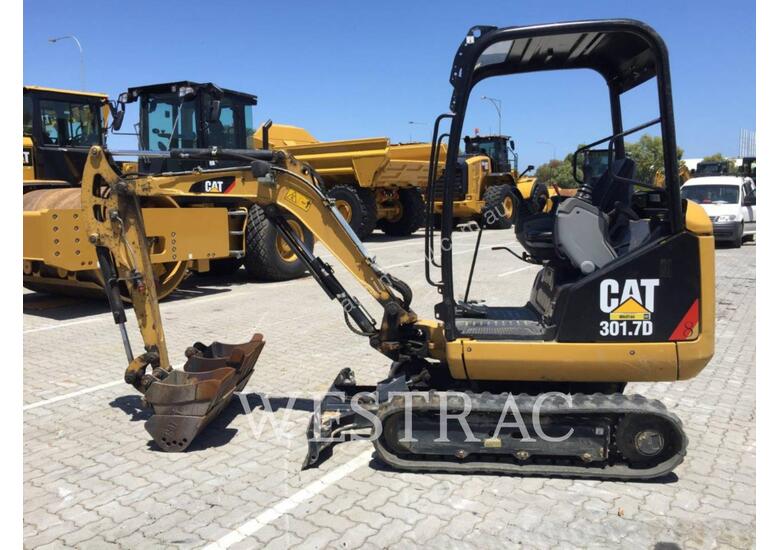 caption CATERPILLAR 301.7D Track Excavators