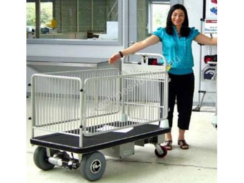  Battery Electric Powered Cage Trolley, 1275x630mm deck, 450kg Capacity
