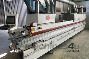 Wood Tech NB5X Edgebander - Create 45 Bevel Finger Pull Profiles in Single Pass