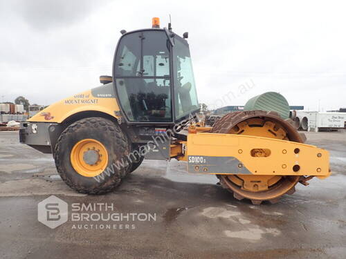 2008 VOLVO SD100D SMOOTH DRUM VIBRATORY ROLLER