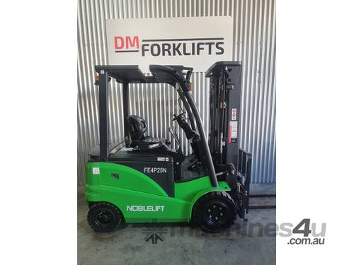 As New Noblelift 2.5T Lithium-Ion Electric 4 Wheel - In Stock Now
