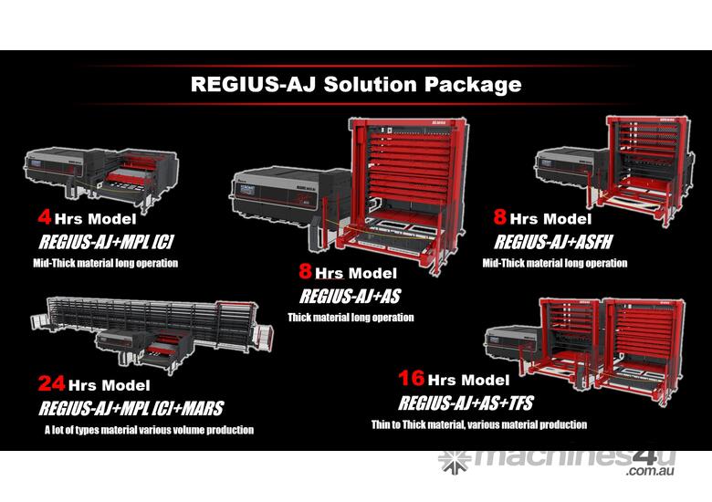 caption AMADA REGIUS 3015 AJ 9kW Fiber Laser