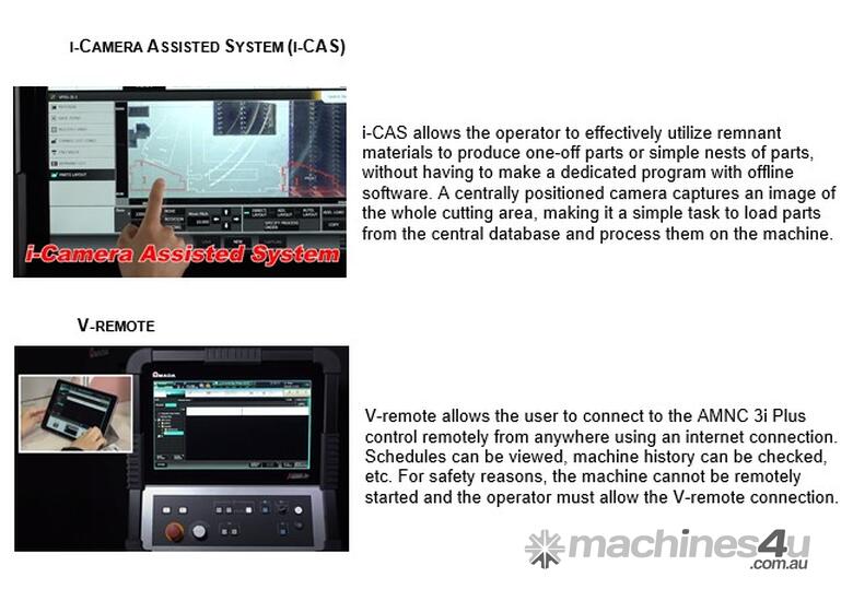 caption AMADA REGIUS 3015 AJ 9kW Fiber Laser