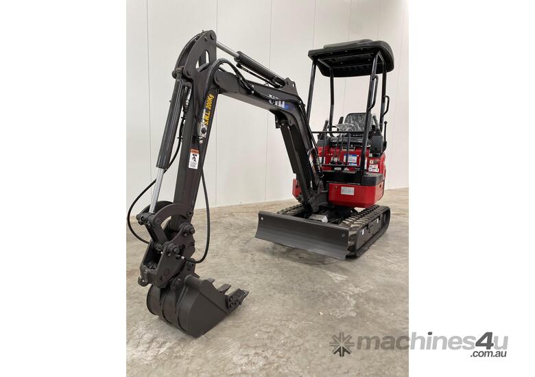 caption UHI UME20 2.0T Mini Excavators, Yanmar Engine, Expandable Track and Swing Boom, Hot Price $29000
