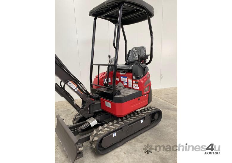 caption UHI UME20 2.0T Mini Excavators, Yanmar Engine, Expandable Track and Swing Boom, Hot Price $29000
