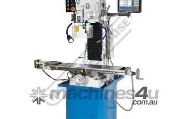 HM-48B Mill Drill - Geared & Tilting Head with Digital Readout System Table Travel: (X) - 670mm (Y)