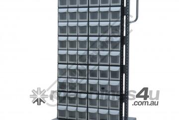 MSS-60F Mobile Storage Bin Systems 690 x 560 x 1460mm 60 Same Size Bins, Up to 250kg Load Capacity
