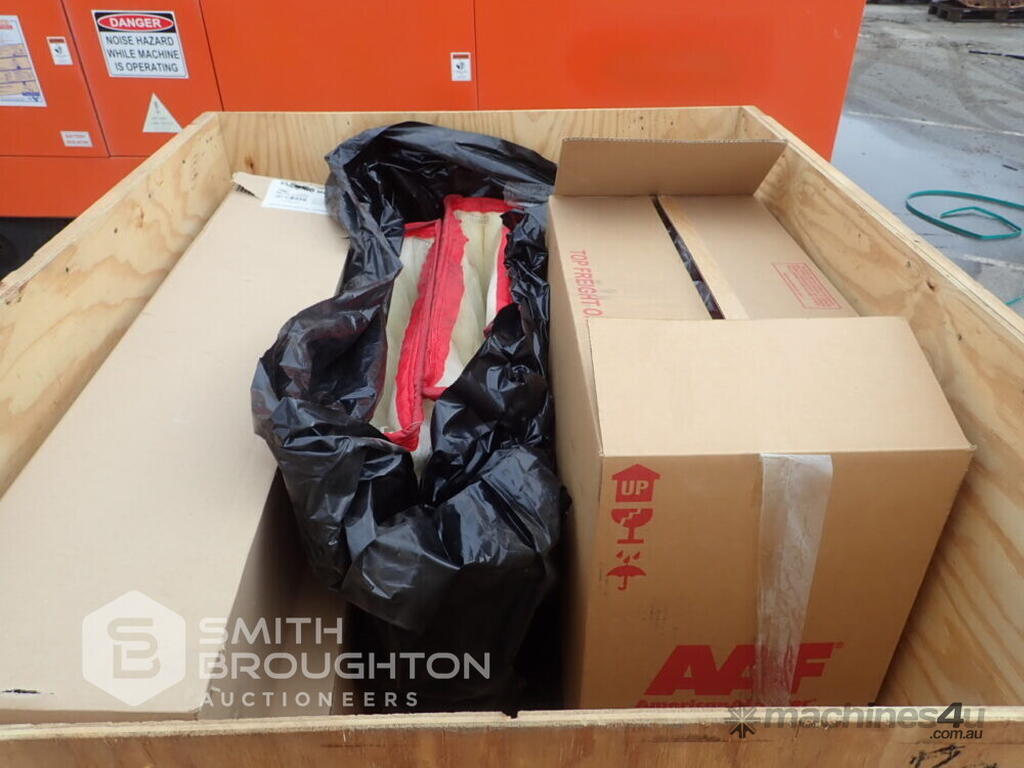 Used WOODEN CRATE COMPRISING OF BOX AMERICAN AIR FILTERS Air filters in