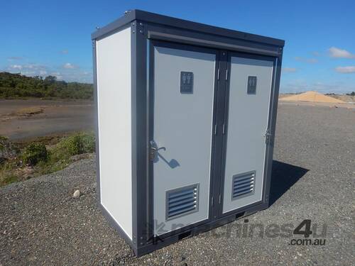 Unused Portable Double Toilet, Sinks