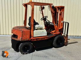 Used Toyota 2.5 Tonne Forklift 4FG25 Container Mast 4300mm Lift Height Petrol - picture1' - Click to enlarge
